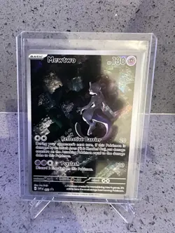 2023 Pokemon TCG Mewtwo SVP 052 Scarlet Violet 151 Black Star Promo Full Art - Image 1
