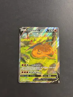 Pokemon TCG Charizard v SWSH260 Black Star Promo Holo Near Mint - Image 5