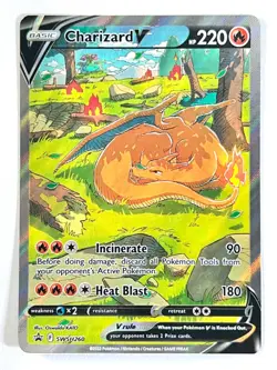 Charizard V SWSH260 Full Art Black Star Promo UPC - Pokemon TCG - Near Mint NM - Image 1