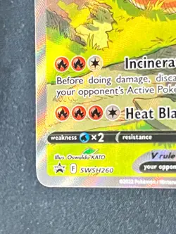 Charizard V SWSH260 Full Art Black Star Promo UPC - Pokemon TCG - Near Mint NM - Image 5