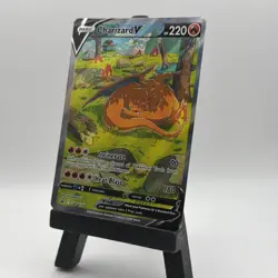 Pokemon TCG Charizard v SWSH260 Black Star Promo Holo Card Near Mint Condition - Image 2