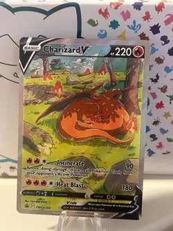 Charizard V SWSH260 Promo SWSH Black Star Pokemon Near Mint - Image 1