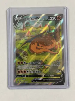 Charizard V SWSH260 Full Art Holo Black Star Promo Pokemon NEAR MINT - Image 1