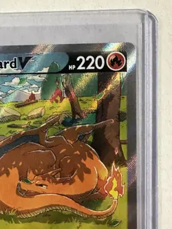 Charizard V SWSH260 Full Art Holo Black Star Promo Pokemon NEAR MINT - Image 3