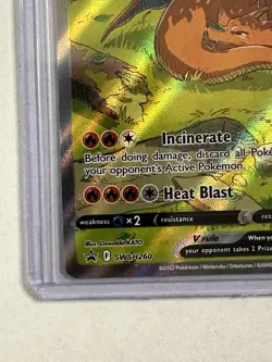 Charizard V SWSH260 Full Art Holo Black Star Promo Pokemon NEAR MINT - Image 4
