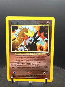 1999 Pokemon Wizards Black Star Promos Entei # 34 - Image 2