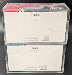 2x Pokemon Black Bolt White Flare Sealed Booster Bundle Display Case W/Acrylic - Image 2