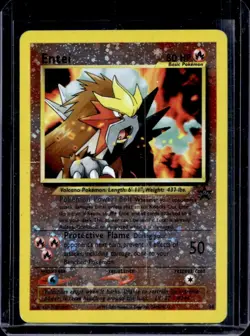 1999 Pokemon Wizards Black Star Promos Entei #34 - Image 1