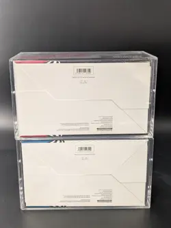 2x Pokemon Black Bolt White Flare Sealed Booster Bundle Display Case W/Acrylic - Image 2