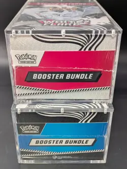 2x Pokemon Black Bolt White Flare Sealed Booster Bundle Display Case W/Acrylic - Image 5