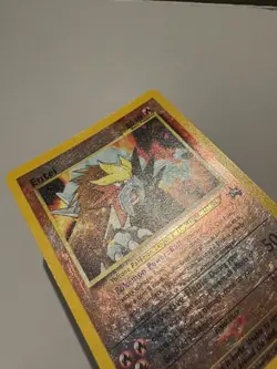 1999 Pokemon Wizards Black Star Promos Entei #34 LP - Image 4