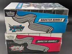 2x Pokemon SV10.5 Black Bolt White Flare Sealed Booster Bundle Display Case - Image 5
