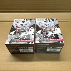 2X Pokemon White Flare SV Booster Bundle NEW SEALED tcg Trading Cards Black Bolt - Image 2