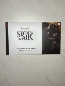 MTG Secret Lair Artist Series Kieran Yanner Rainbow Foil Edition Sealed IN HAND - Image 1