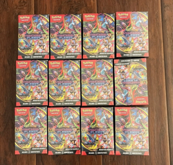 LOT OF 12 Pokemon TCG Mega Evolution PHANTASMAL FLAMES Booster Bundles - Sealed - Image 1