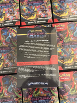 LOT OF 12 Pokemon TCG Mega Evolution PHANTASMAL FLAMES Booster Bundles - Sealed - Image 2
