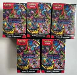 Pokemon TCG: Phantasmal Flames Booster Bundle Lot of 5 ✅Sealed - Image 1