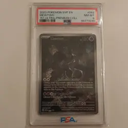 Pokemon Mewtwo 052 SVP Scarlet & Violet Promo Holo English PSA 8 2023 Card - Image 1