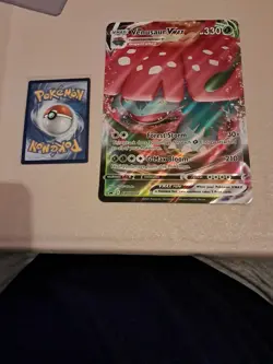 Venusaur VMAX SWSH102 SWSH: Sword & Shield Promo Cards Holo JUMBO NM EN - Image 1