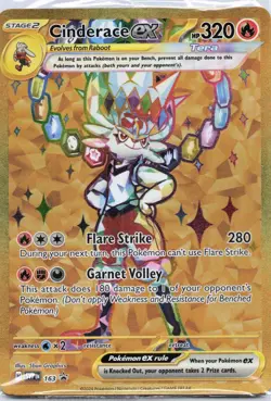 Cinderace ex - Promo Holo SV: Scarlet & Violet Promo Cards 163 NM - Image 1