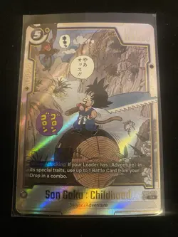 Dragon Ball Super Card Game Son Goku: Childhood Foil Individual Card - Image 1