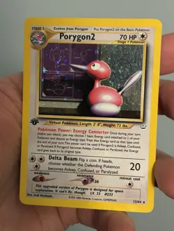 Pokemon Cards WOTC: Neo Revelation 1st Edition Rare Holo: Porygon2 12/64 - NM🌟 - Image 3