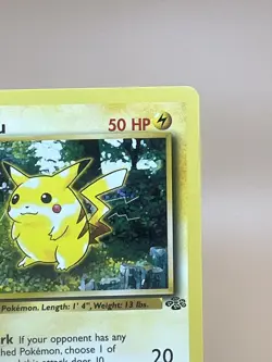 1st Edition Pikachu 60/64 Jungle Set Rare Vintage Pokemon Card - LP - Image 4