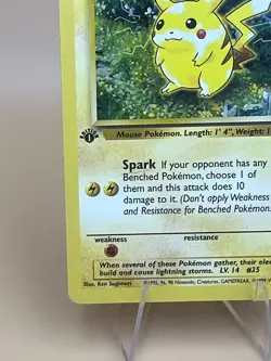 1st Edition Pikachu 60/64 Jungle Set Rare Vintage Pokemon Card - LP - Image 5