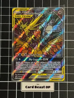 SEALED Moltres & Zapdos & Articuno GX SM210 Hidden Fates ETB Promo Pokemon TCG - Image 1