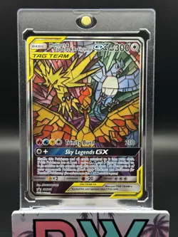Pokemon TCG Moltres & Zapdos & Articuno GX SM210 Hidden Fates ETB Promo NM - Image 1