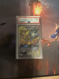 Pokemon TCG Moltres Zapdos Articuno GX SM210 Hidden Fates ETB Promo PSA 9 - Image 1