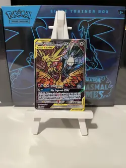 Pokemon TCG Moltres & Zapdos & Articuno GX SM210 Hidden Fates Promo - Image 1