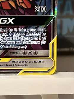 Pokemon TCG Moltres & Zapdos & Articuno GX SM210 Hidden Fates Promo - Image 4