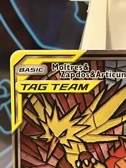Pokemon TCG Moltres & Zapdos & Articuno GX SM210 Hidden Fates Promo - Image 5
