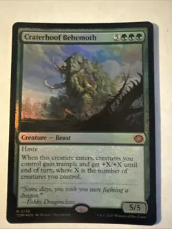 Craterhoof Behemoth Tarkir: Dragonstorm Foil - Image 1