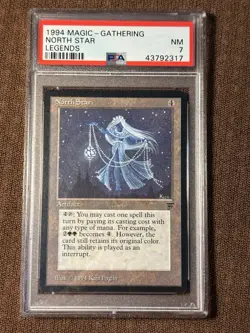 North Star, Legends (PSA 7) ENGLISH Magic the Gathering MTG 93/94 Commander 4H - Image 1