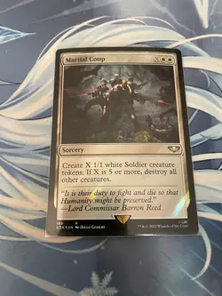 MTG - MARTIAL COUP - SURGE FOIL - RARE - NM - WARHAMMER 40K - Image 1