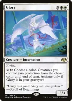 MTG Magic the Gathering Glory (007) Dominaria Remastered NM - Image 1