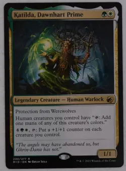 MTG MID: Katilda, Dawnhart Prime Innistrad: Midnight Hunt Rare 230/277 - Image 1