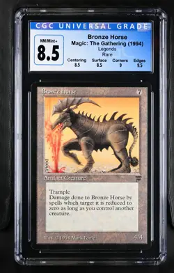 BRONZE HORSE Legends Rare CGC 8.5 Q++ MTG [Nostalgium] - Image 1