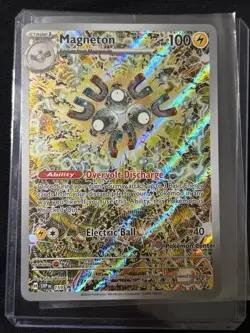 Pokemon Scarlet & Violet Pokemon Center Exclusive Magneton 159 Stamped Promo NM - Image 3