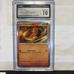 2023 Pokemon Obsidian Flames Charmander 26/197 CGC 10 Gem Mint - Image 1