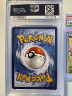 2023 Pokemon Scarlet Violet 151 Mew Zapdos EX #202/165 SIR Special PSA 9 Mint - Image 2