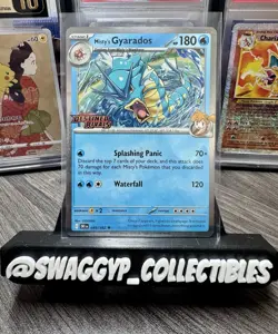 ◓Misty's Gyarados 049/182 Destined Rivals - Pokemon Prerelease Stamped Holo*NM◓ - Image 1