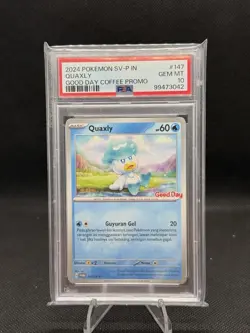 Pokemon 2024 Indonesia Quaxly Promo 147/SV-P Stamped Good Day PSA 10 - POP 2! - Image 1