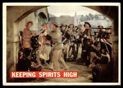 1956 TOPPS DAVY CROCKETT KEEPING SPIRITS HIGH #63 - Image 1