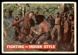 1956 TOPPS DAVY CROCKETT FIGHTING INDIAN STYLE #33 - Image 1