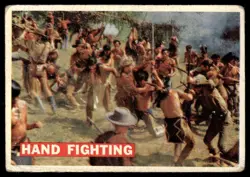 1956 TOPPS DAVY CROCKETT HANDS FIGHTING #20 - Image 1