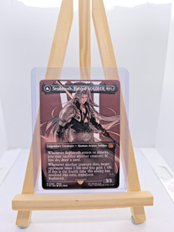 Sephiroth, Fabled SOLDIER Borderless 0382 - MTG FF - NON-FOIL - NM - Image 1