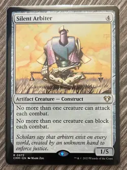 MTG - Silent Arbiter - Commander Masters -LP CMM #972 Non Foil - Image 1